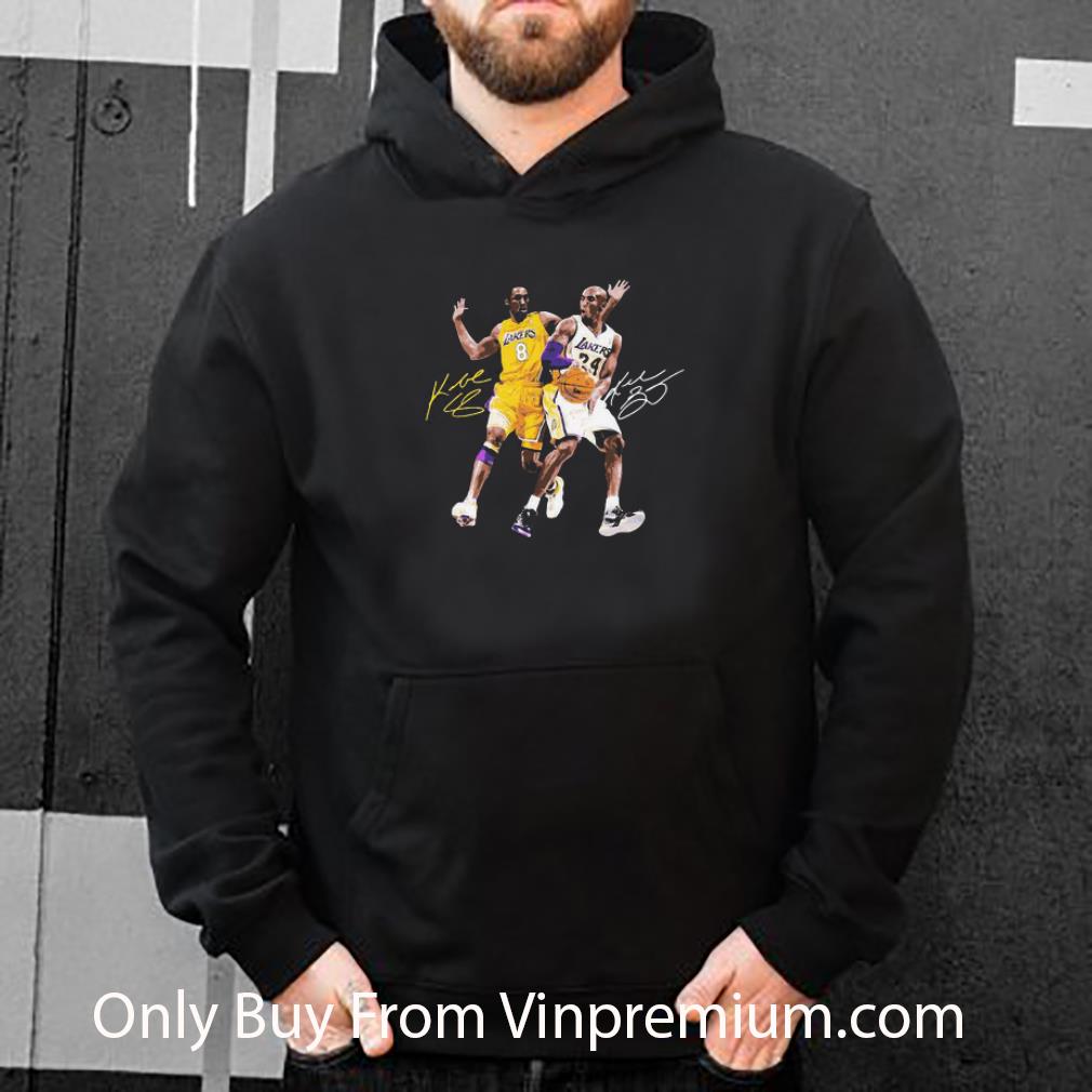 Official Kobe Bryant And Lebron James Basketball Player Signatures shirt