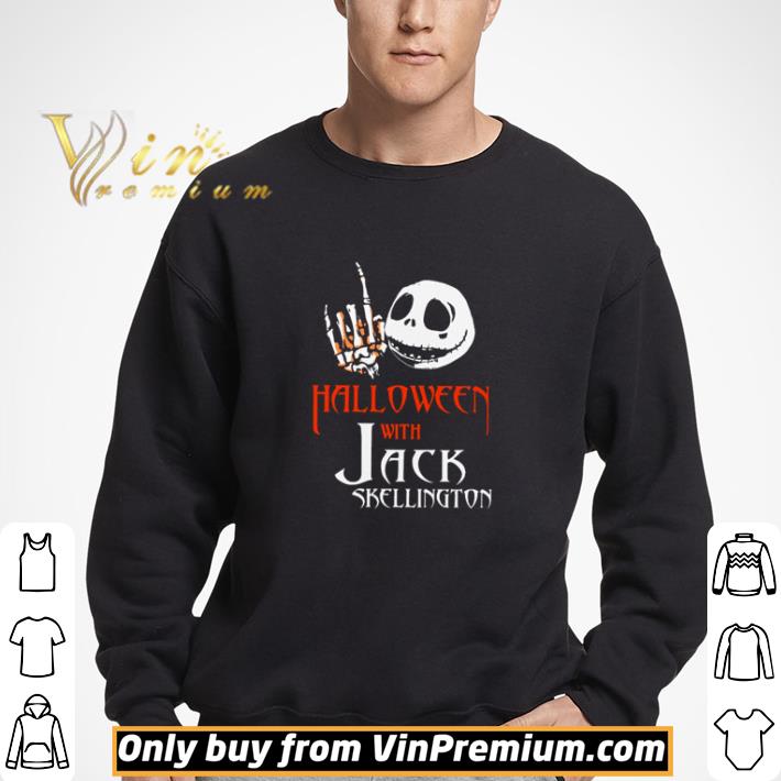 Halloween with Jack skellington shirt