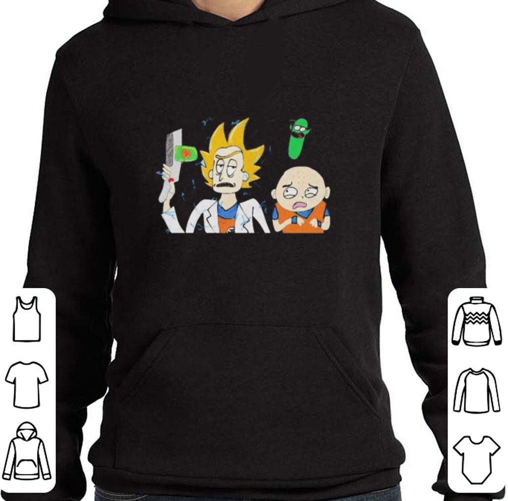 Top Dragon Ball Z mashup Rick And Morty shirt