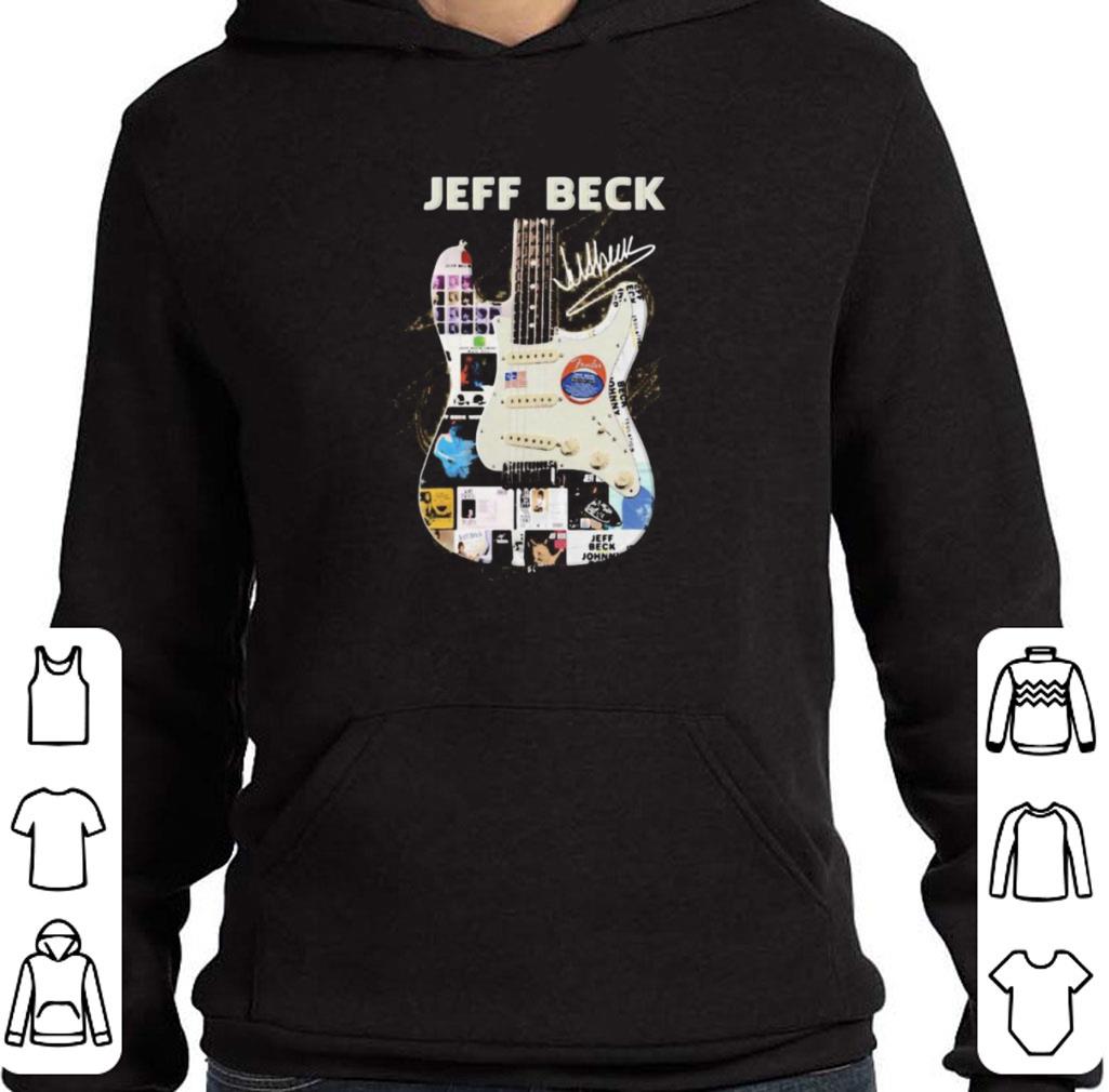 Top Guitar jeff beck band members signatures shirt