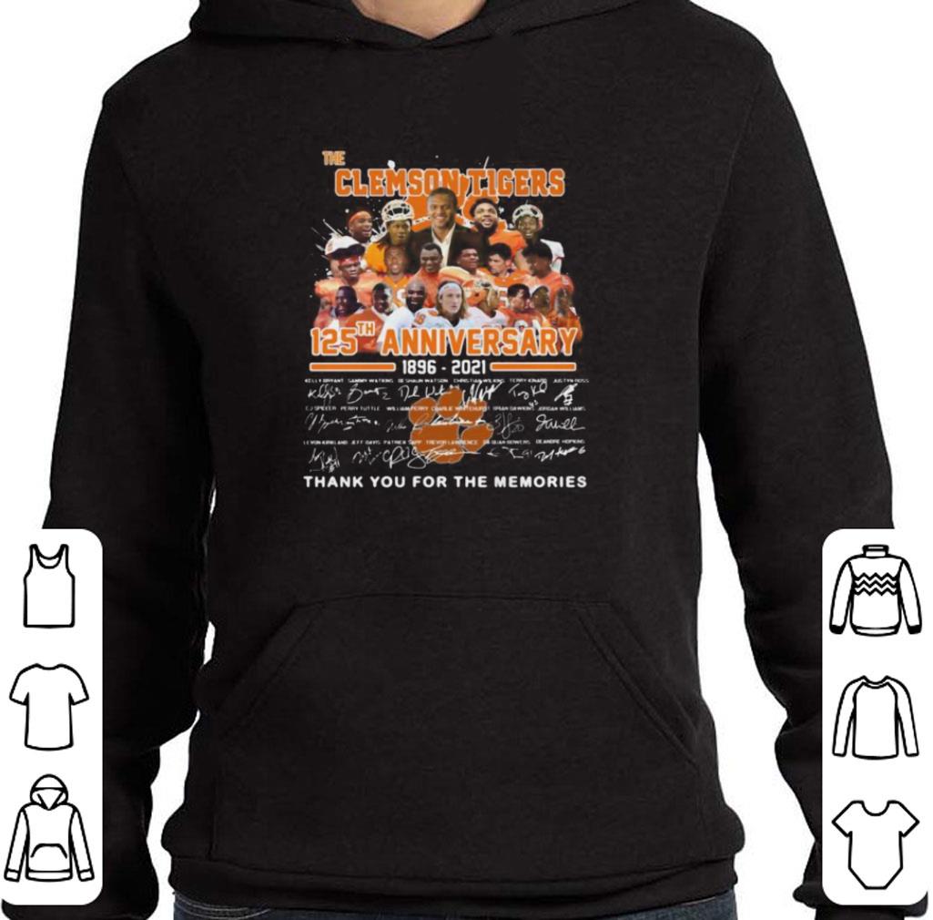Hot The Clemson Tigers 125th Anniversary 1896-2020 Signatures shirt