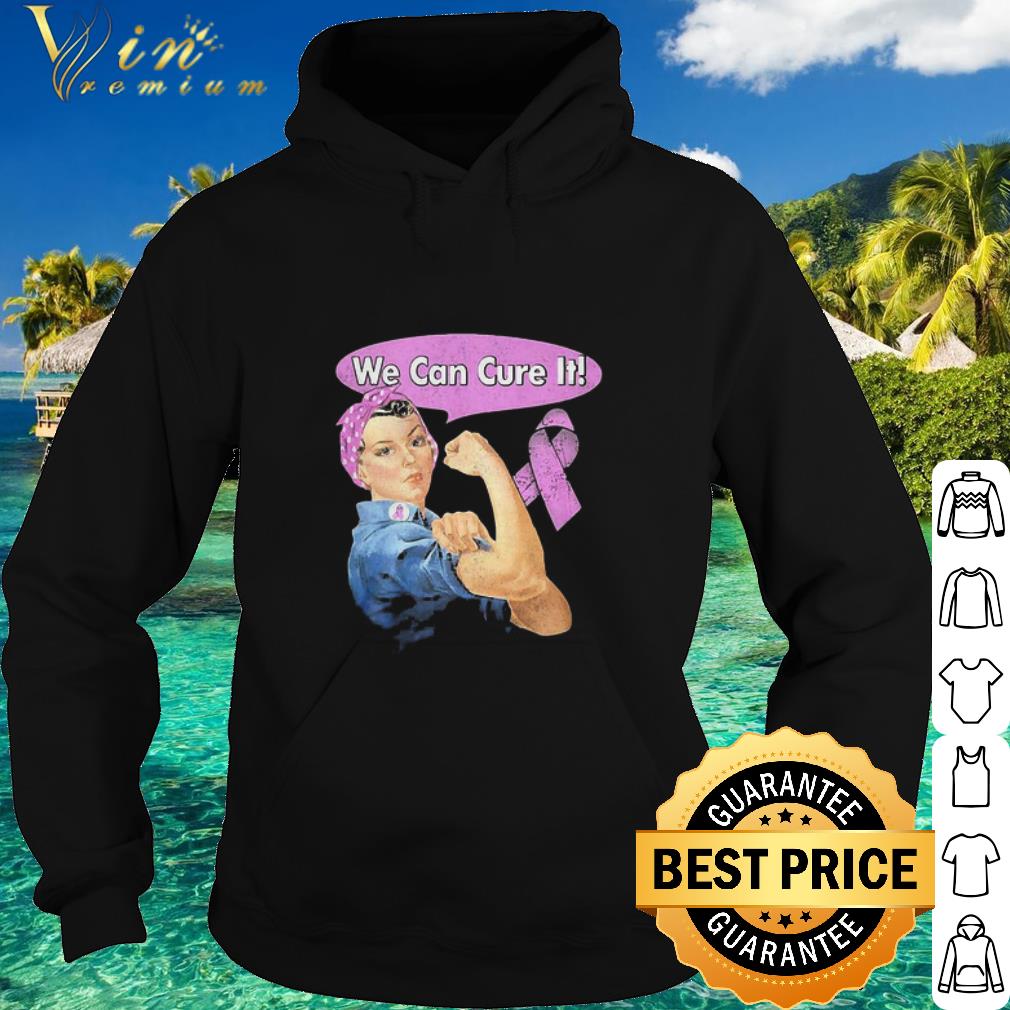 Official We Can Cure It Strong Girl Breast Cancer Awareness shirt