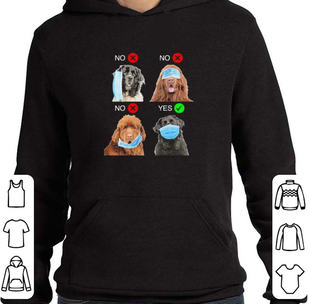 Official Newfoundland Dogs Right Way To Wear Mask Coronavirus shirt