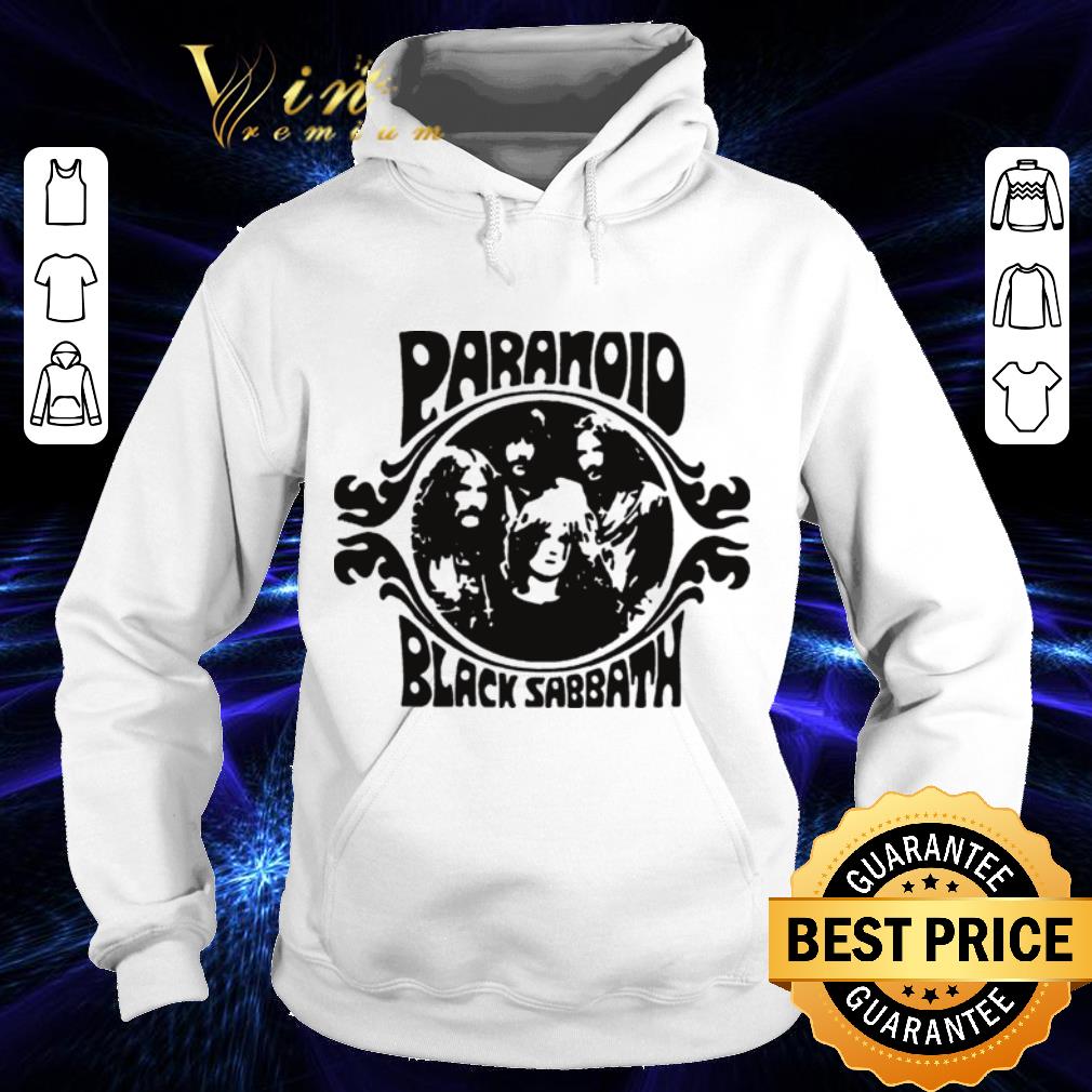 Black sabbath band paranoid shirt