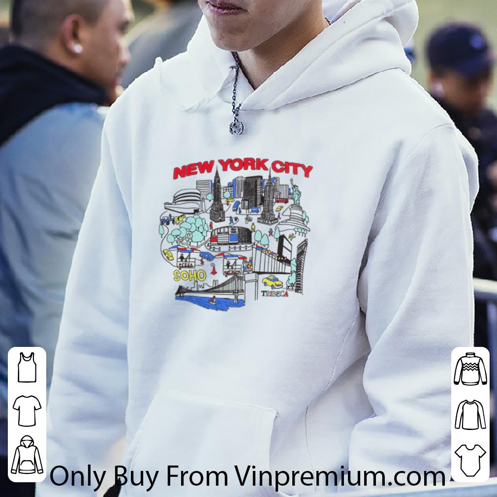 Nice New York City Map shirt