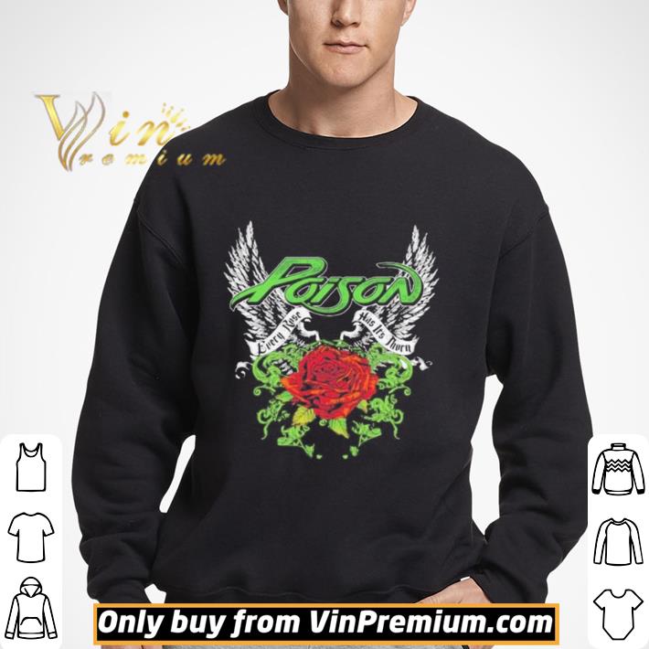Poison the rose logo shirt