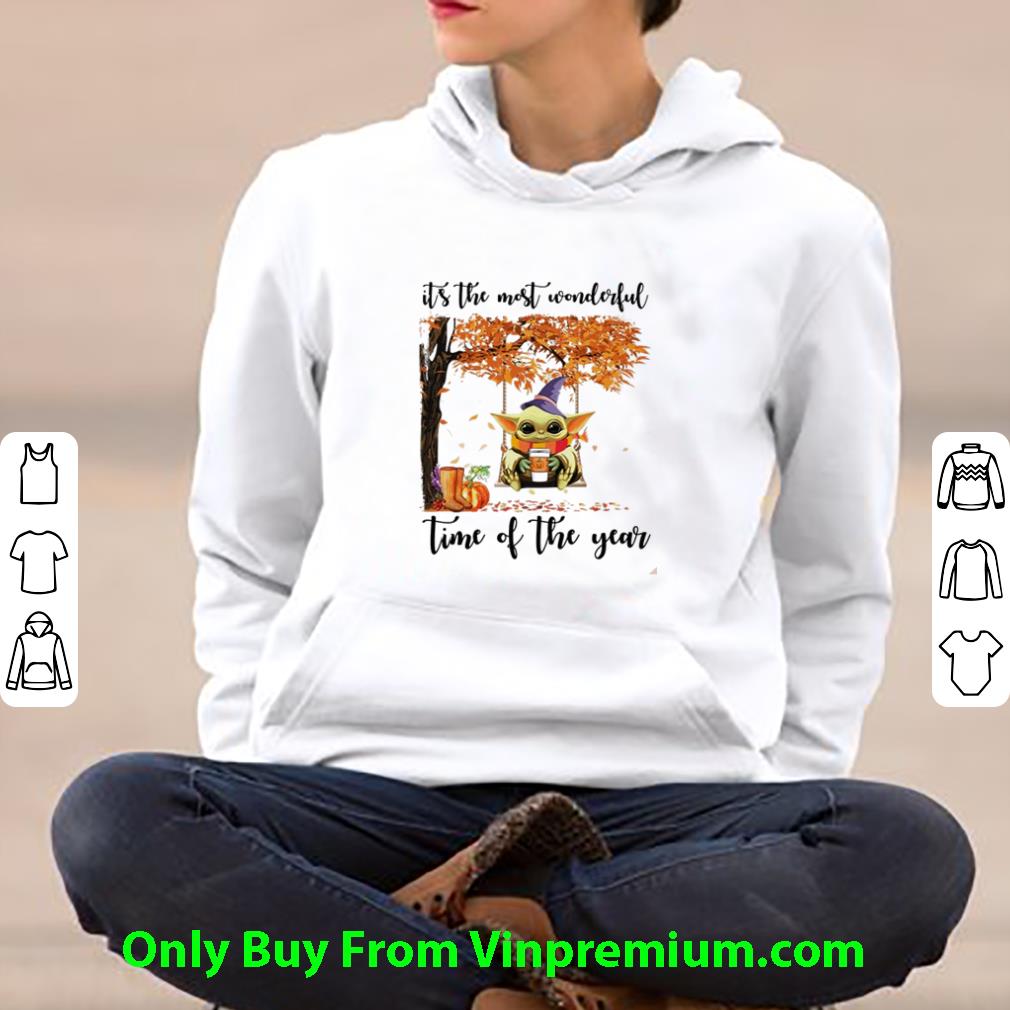 Pretty Star Wars Baby Yoda Pumpkin It’s The Most Wonderful Time Of Year shirt