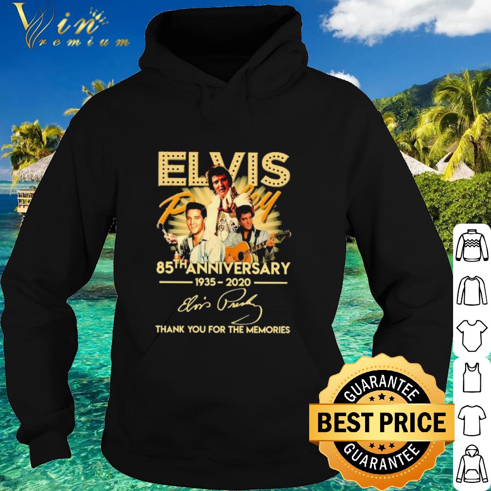 Premium Elvis Presley 85th Anniversary 1935-2020 Signature shirt