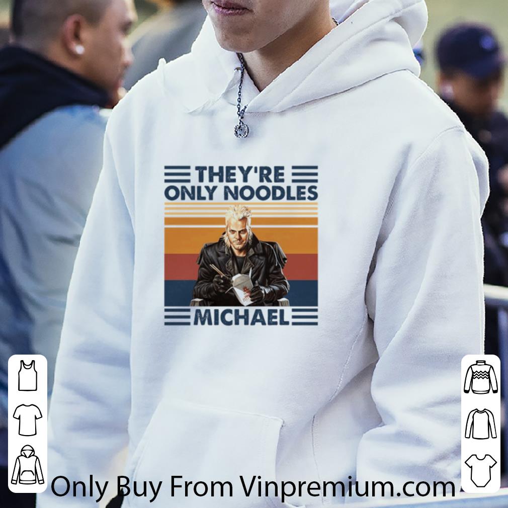 Official Vintage They’re Only Noodles Michael Emerson shirt