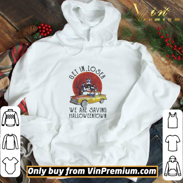 Skeleton riding taxi get in loser we are saving halloweentown sunset shirt 3 Skeleton riding taxi get in loser we are saving halloweentown sunset shirt