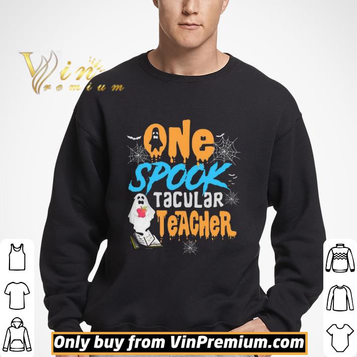 One Spooktacular Teacher Halloween Ghost School shirt