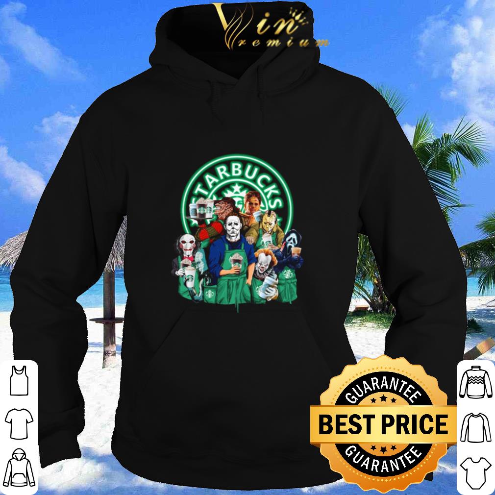 Friends Horror Movie Characters Drink Starbucks coffee shirt