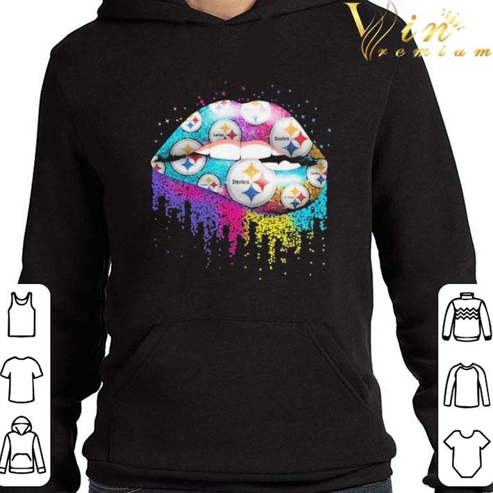 Pittsburgh Steelers Lips diamond shirt 3 Pittsburgh Steelers Lips diamond shirt