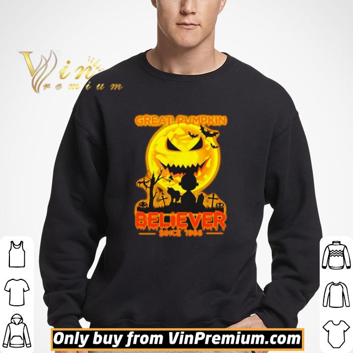Halloween Great Pumpkin Believer Since 1966 shirt