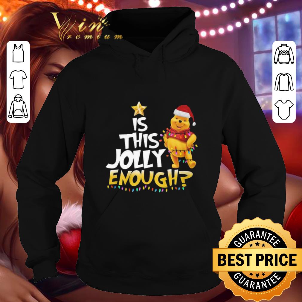 2020 Merry Christmas Pooh Is This Jolly Enough Disney shirt