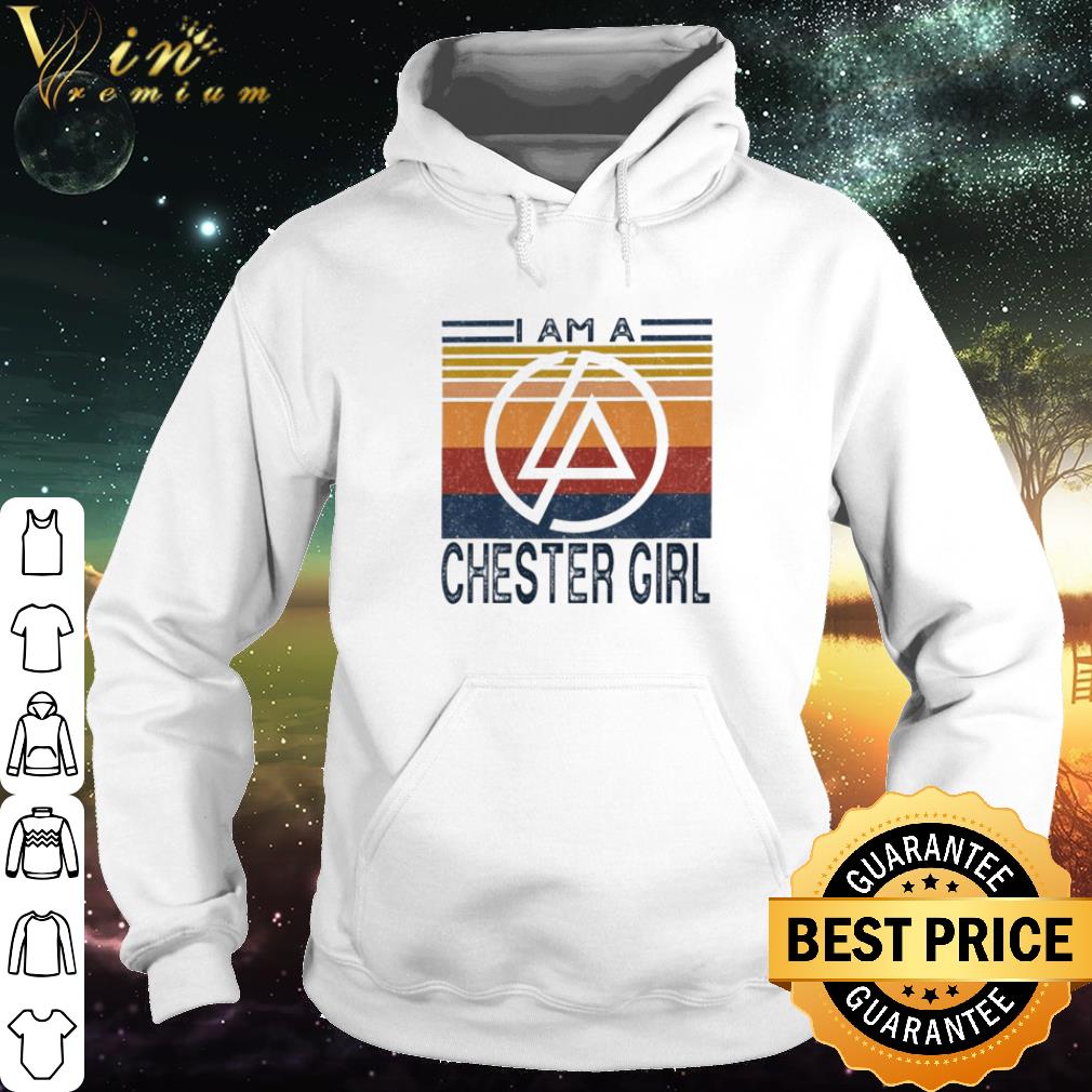 Cool Vintage Chester Bennington I Am A Chester Girl Linkin Park Band shirt