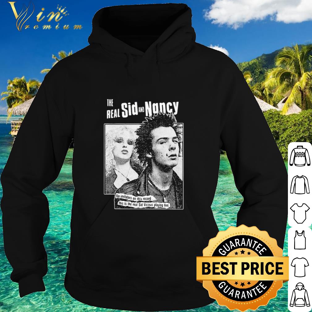 Official The Real Sid And Nancy No Initiators On This Record shirt