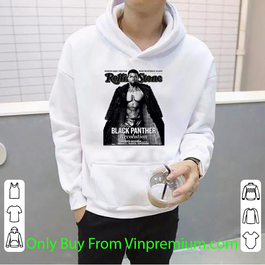 Nice Rip Chadwick Boseman The Black Panther Recolution Rolling Stone shirt