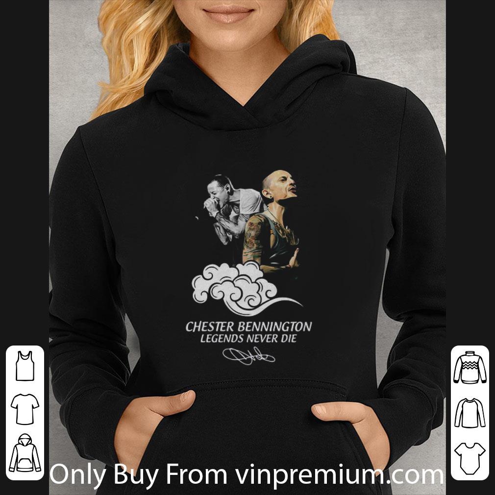 Original Chester Bennington Legends Never Die Signature shirt