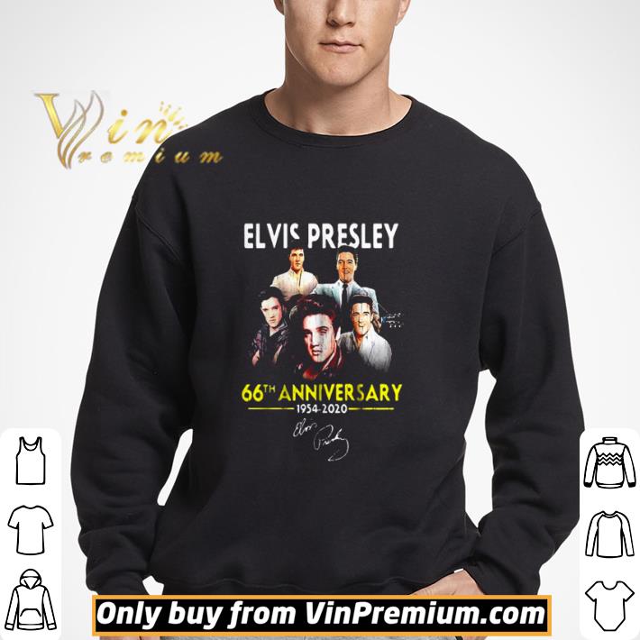 Elvis Presley 66th Anniversary 1954 2020 signature shirt