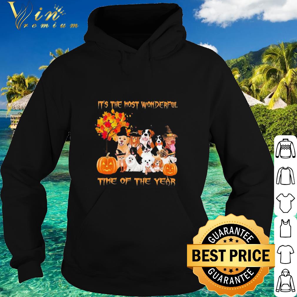 Premium Dogs It’s the most Wonderful time of the year Halloween shirt