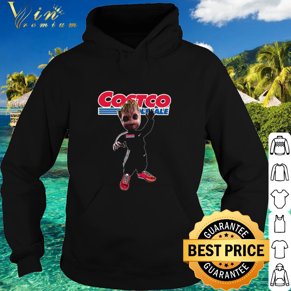 Cool Baby Groot Costco Wholesale Logo shirt