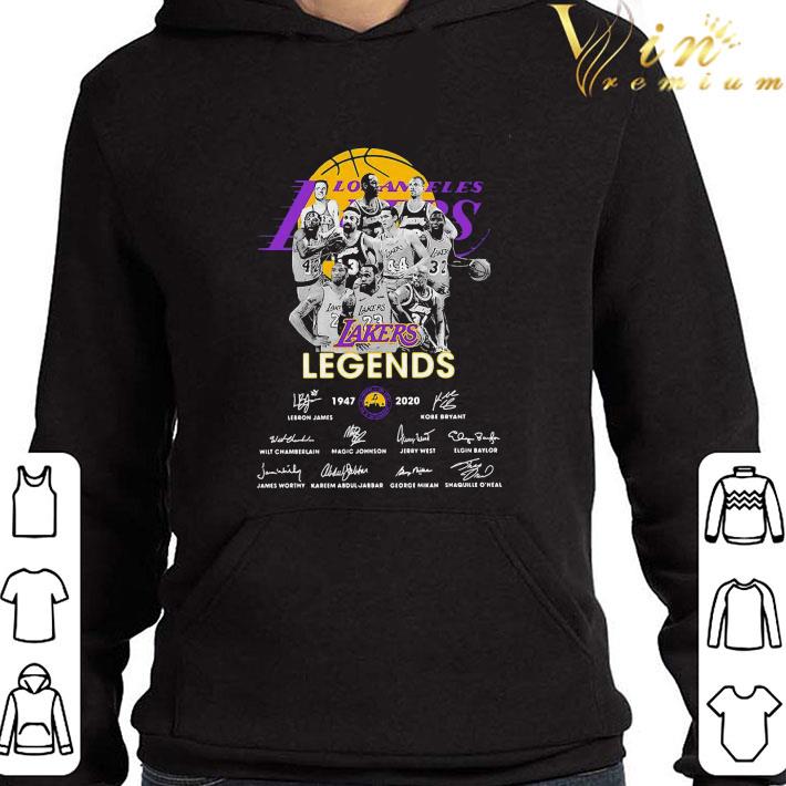 Los Angeles Lakers Legends 1947-2020 Signatures shirt