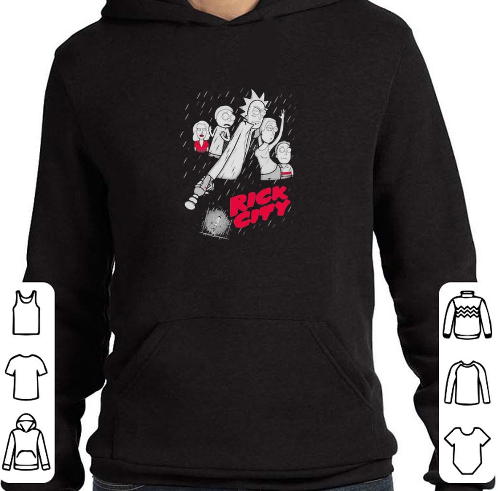 Funny Rick And Morty Characters Shoots Rain Rick City shirt