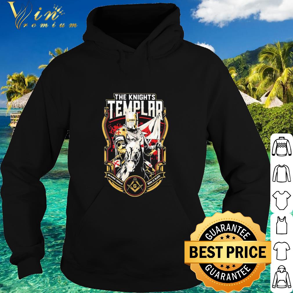 Cool The Knights Templar Born In Blood Vikings Riding Horses shirt