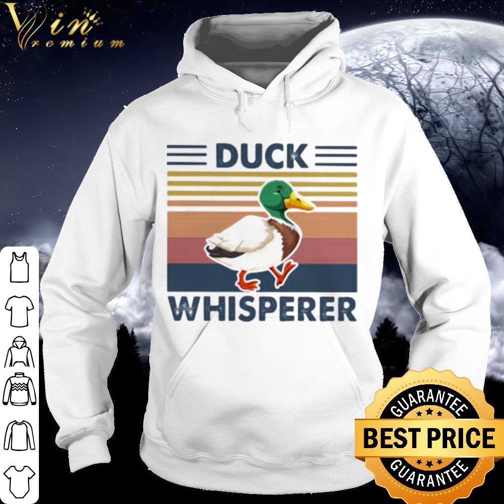 Cool DUCK WHISPERER DUCK VINTAGE RETRO shirt