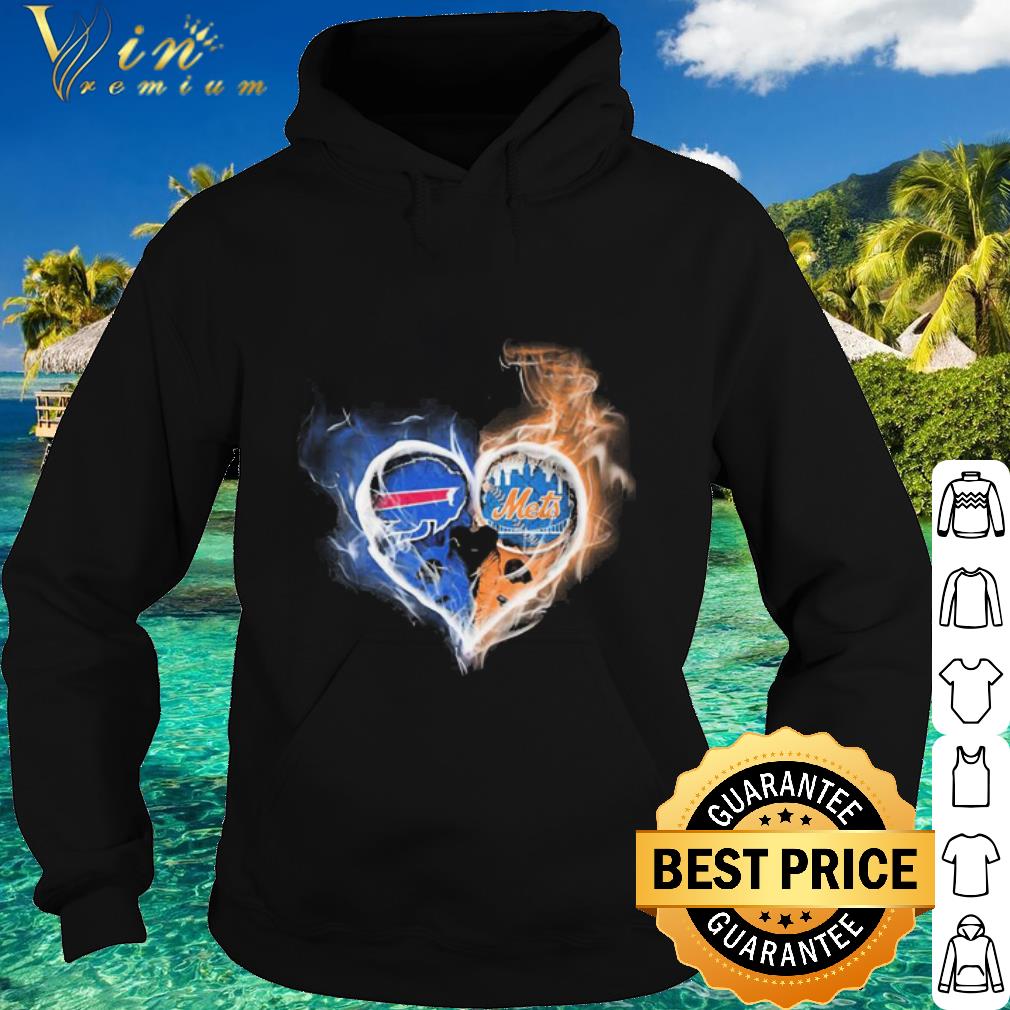 Nice Buffalo Bills New York Mets Skull Love shirt