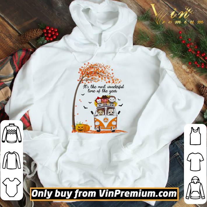 Horror characters chibi it’s the most wonderful time of the year shirt