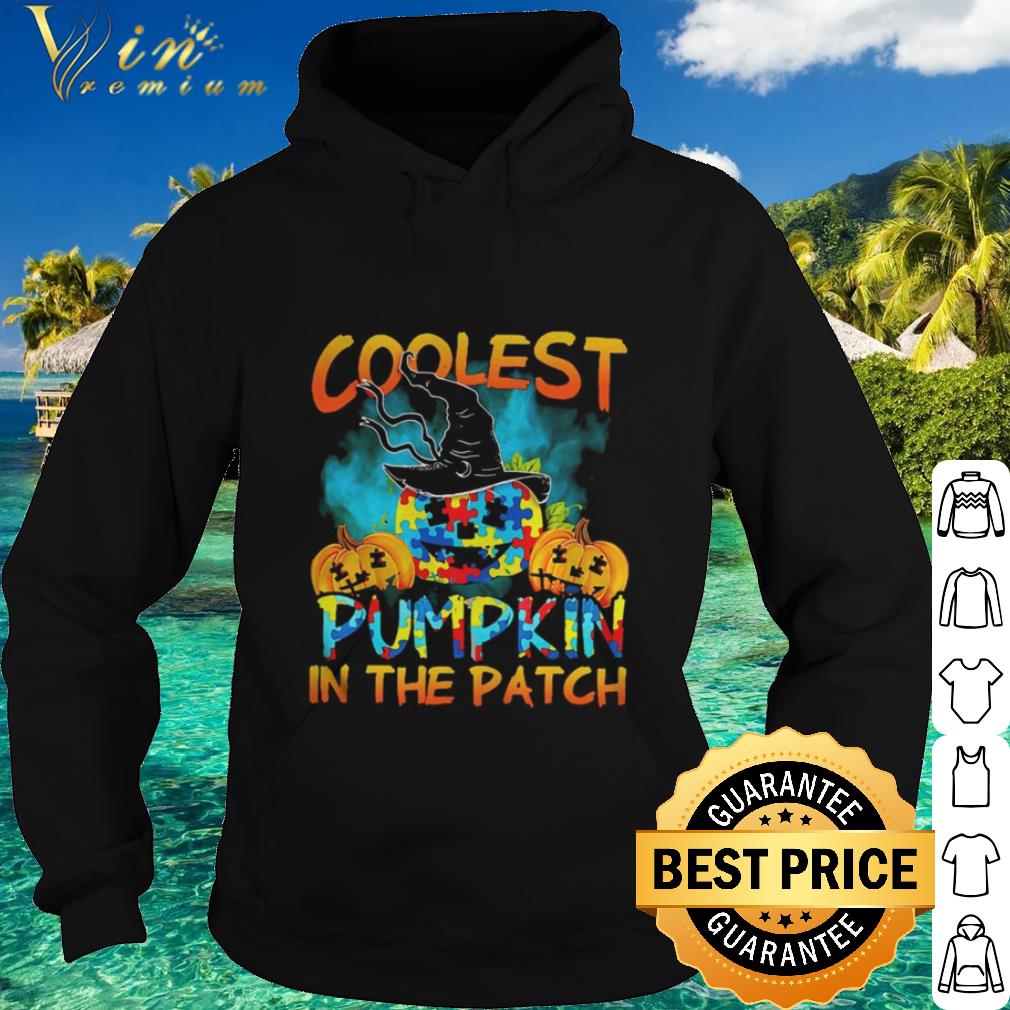 Official Halloween Witch Coolest Pumpkin In The Patch Autism shirt