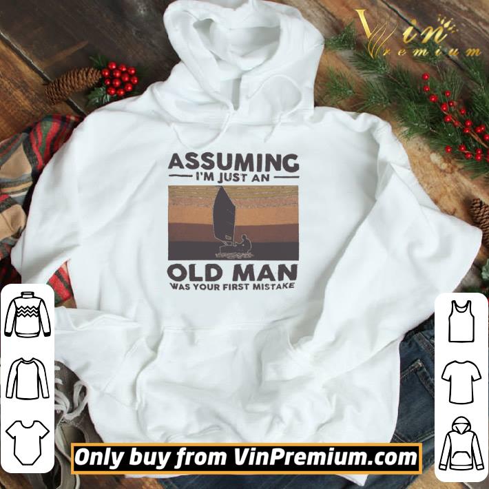 Land windsurfing Assuming I’m just an old lady was your first mistake shirt