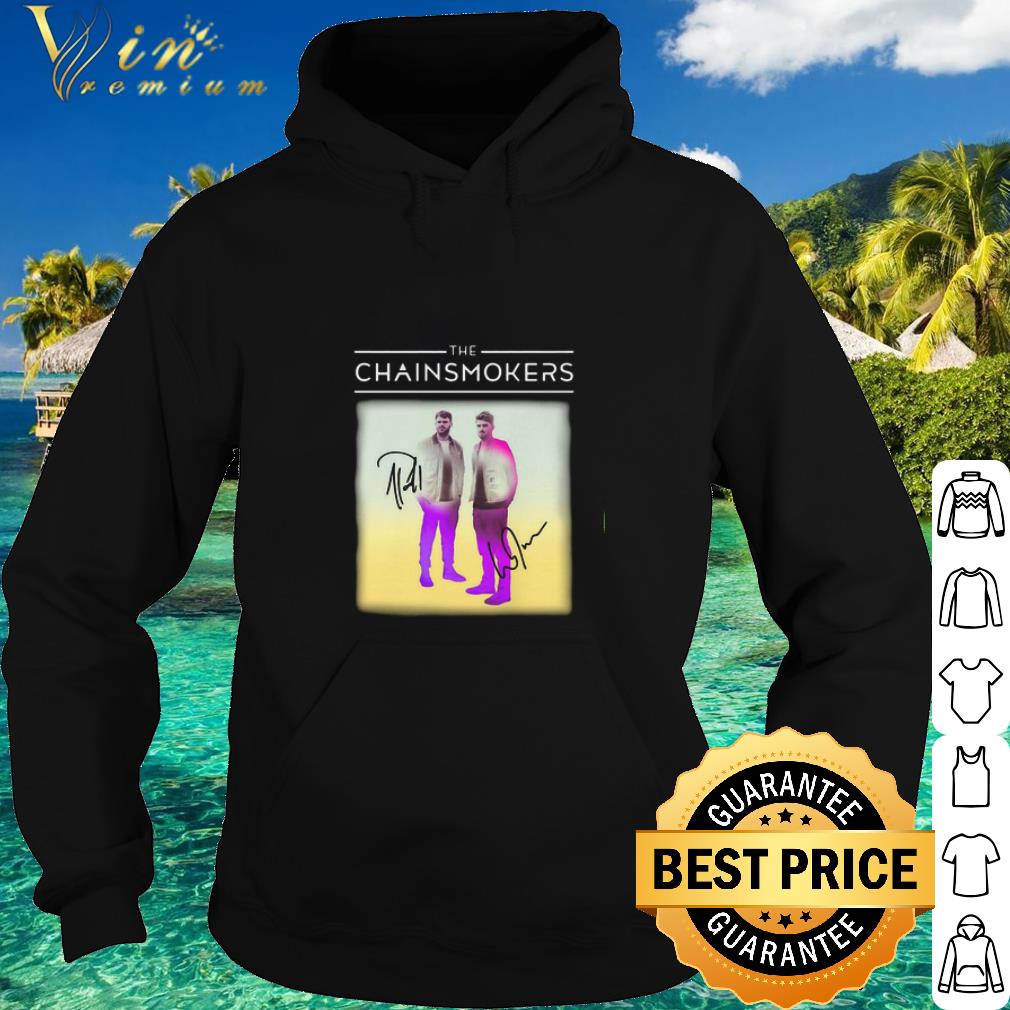 Premium The Chainsmokers Members Signatures shirt
