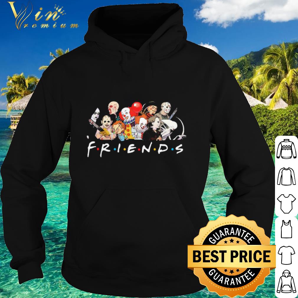 Cool My favorite horror movie characters friends tv show shirt