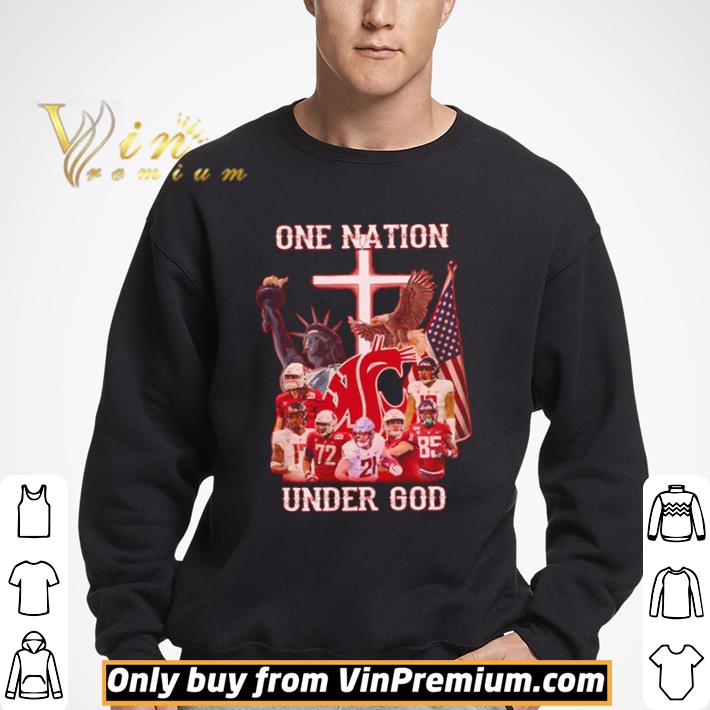 Washington State University one nation under god shirt
