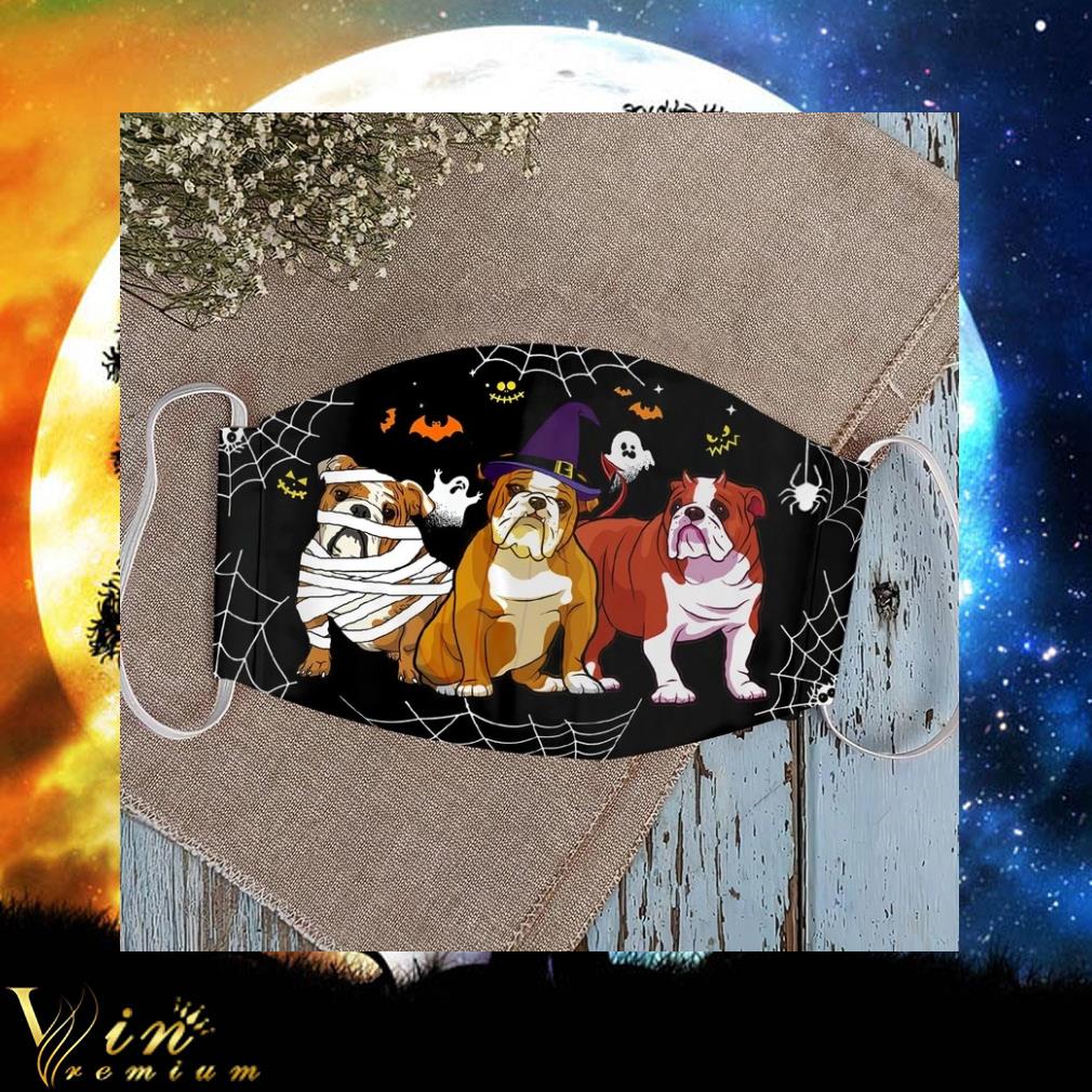 Bulldog In Halloween Costume face mask 3 Bulldog In Halloween Costume face mask