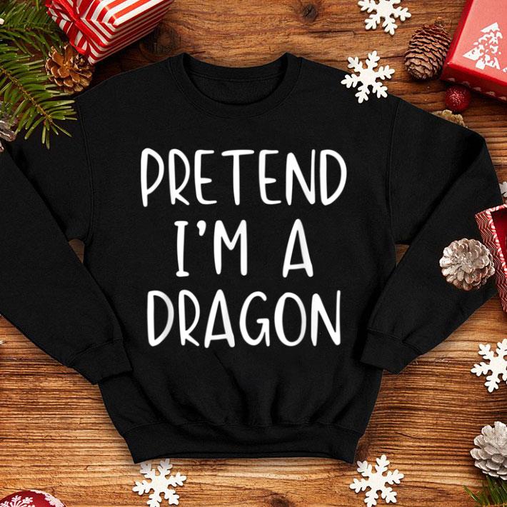 Official Pretend Dragon Costume Halloween Lazy Easy Last Minute shirt