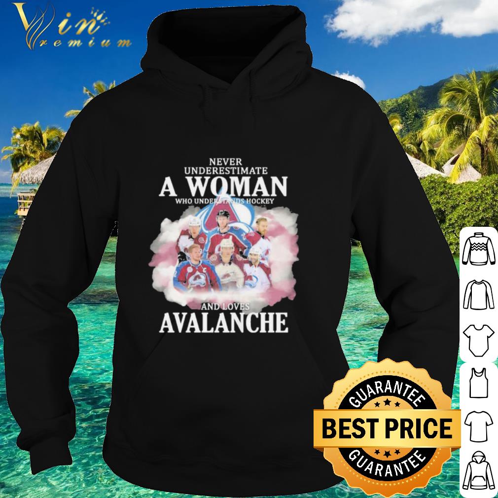 Premium Never underestimate who understands hockey and loves Colorado Avalanche shirt