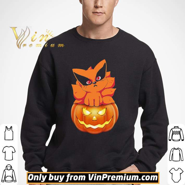 Halloween Kurama Naruto pumpkin shirt