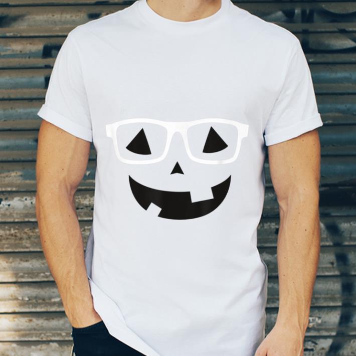 Premium Funny Jack-O-Lantern Nerd Halloween Costume shirt