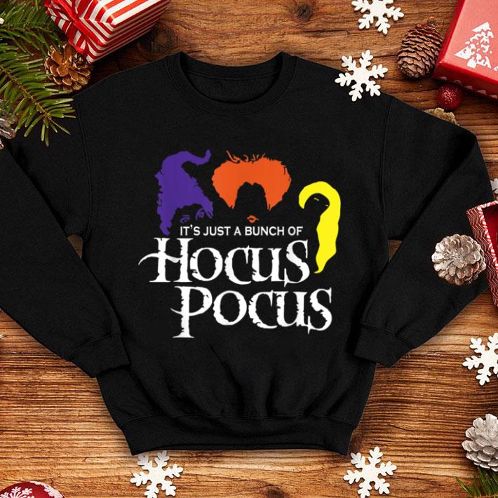 Top It's Just A Bunch Of Hocus Pocus Halloween Witch Movie shirt