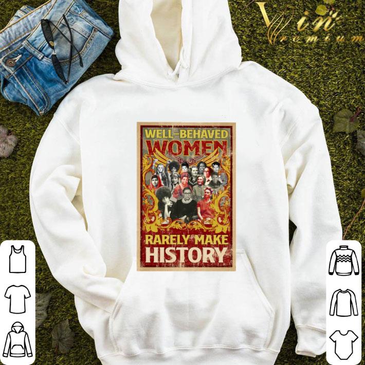 RIP RBG Well-behaved women rarely make history shirt 3 RIP RBG Well-behaved women rarely make history shirt