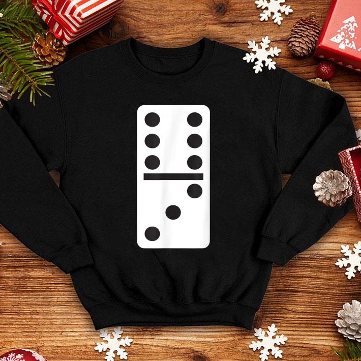 Top Six Three Dominoes Halloween Costume Domino Game shirt