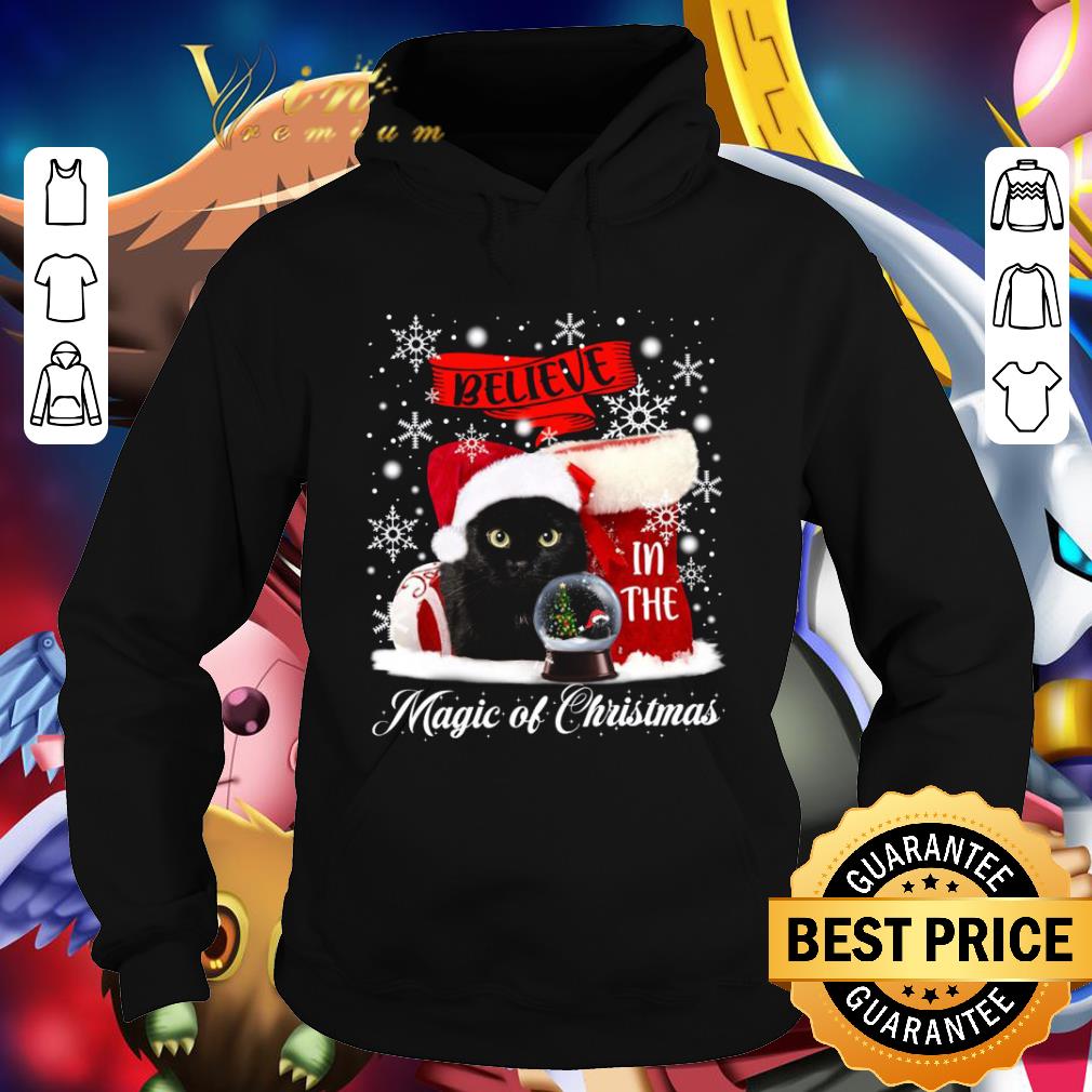 Cat Believe In The Magic Of Christmas shirt