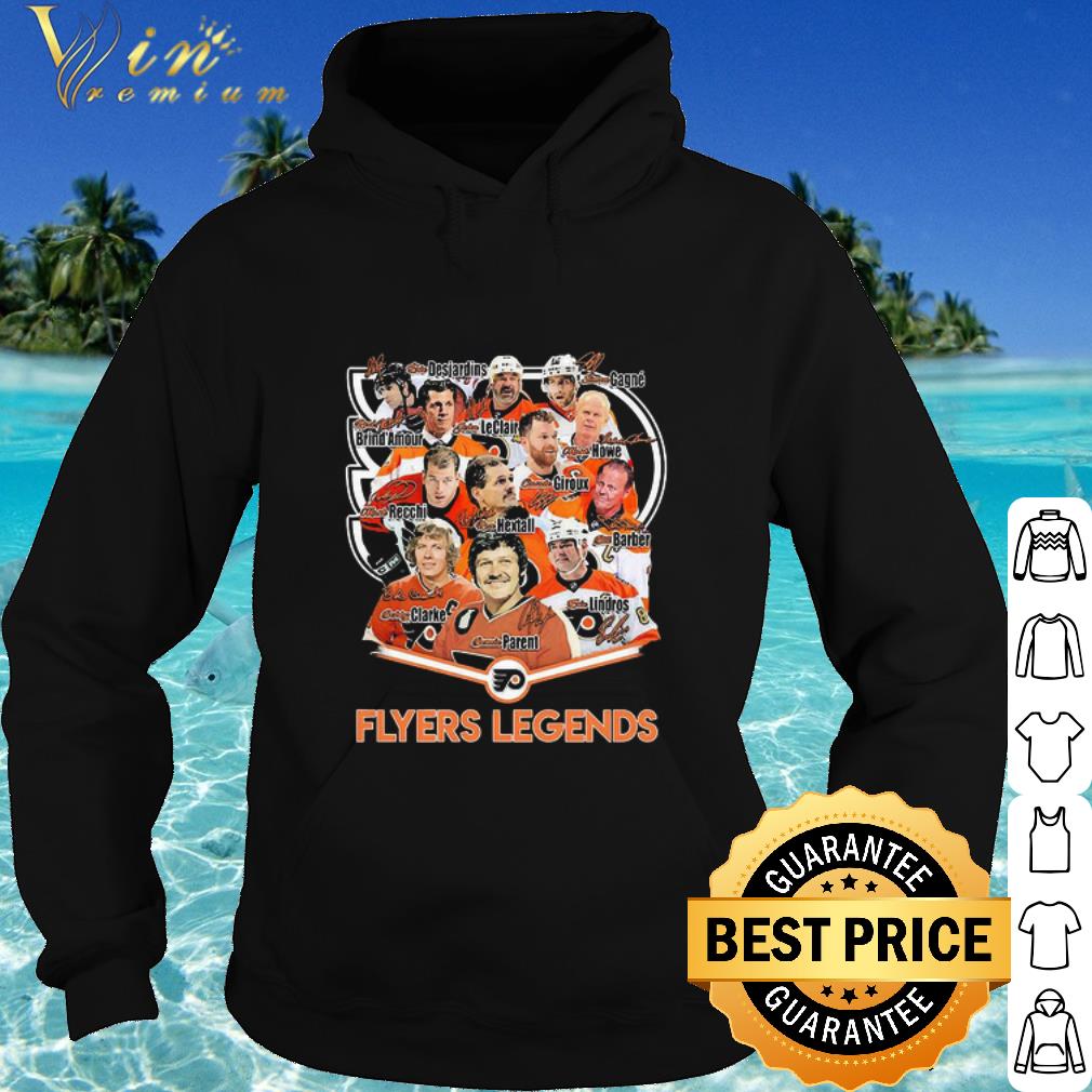 Cool Philadelphia Flyers Legends signatures shirt
