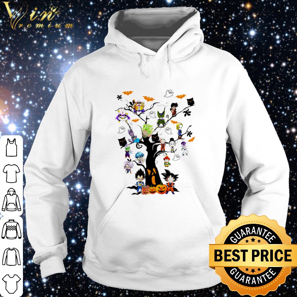 Original Halloween Trees Dragon Ball Z Characters Son Goku And Vegeta shirt