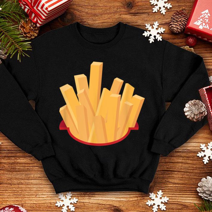 Original Cool Funny French Fries Halloween Costume Lazy shirt