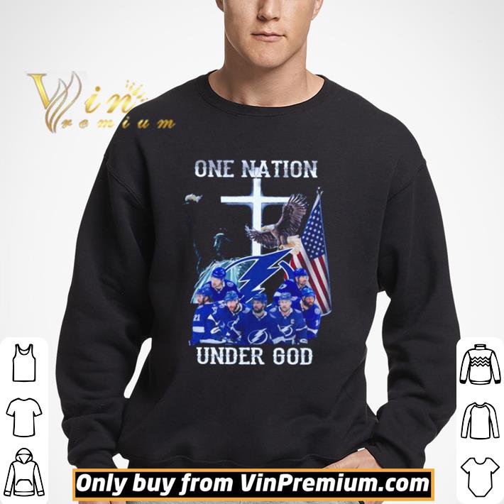 Tampa Bay Lightning one nation under god shirt
